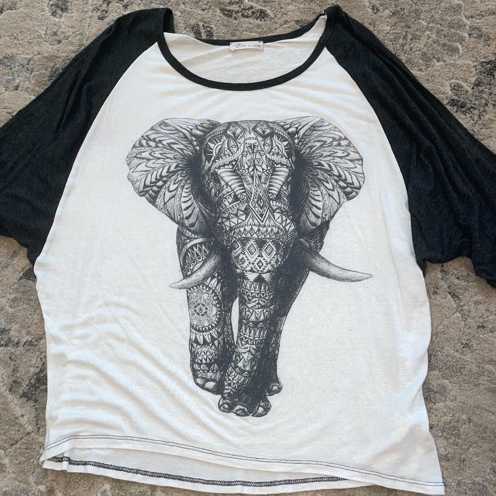 Elephant 3/4 Sleeve Shirt
